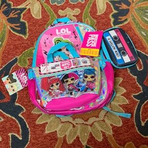 LOL Surprise Doll 4 Piece Backpack Set